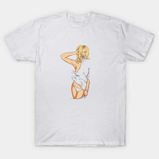 Sexy attractive woman T-Shirt by Tobias Store